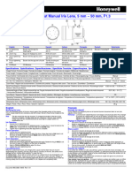 HLM5V50F13 1-3' Format Manual Iris Lens Guide
