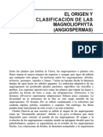 Origen y Clasificacion de Angiospermas