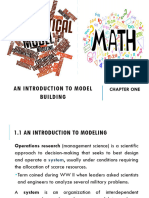 Chapter One An Introduction To Modeling Building