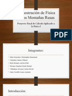 Demostración de Física en Las Montañas Rusas