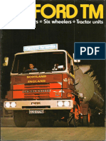 Bedford TM Four Wheelers, Six Wheelers, Tractor Units (1975) Brochure