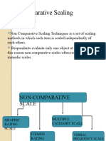 Non Comparative Scaling Techniques