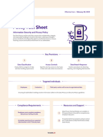 Policy Fact Sheet Template