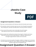 Meesho Case Study