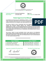 The Halal Trust The Protein Works Halal Certificate 1