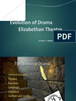 Evolution of Elizabethan Theatre