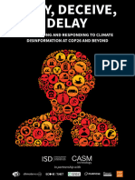 Deny, deceive, delay - Misinformation