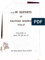 Law Reports of Eastern Nigeria 1966-67