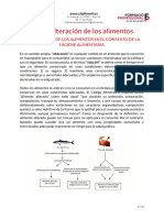 UD 5. Alteración de los alimentos 