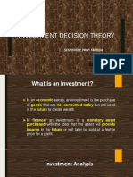 Investment Decision Theory