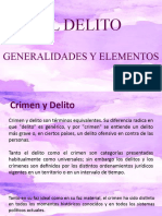 El Delito Generalidades