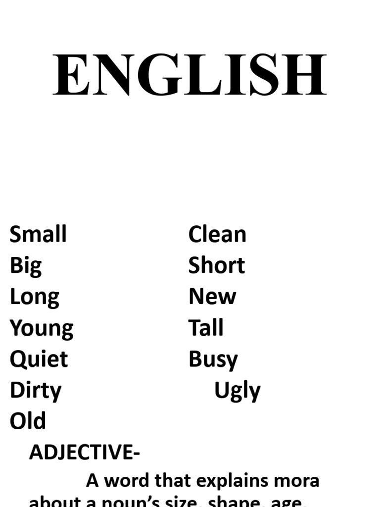 Understanding Adjectives and Their Use | PDF | Language Arts & Discipline