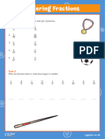 Ordering Fractions (Year 5) Full Colour - M2WAC1096