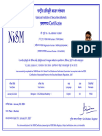 Nism Certificate111