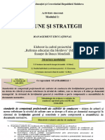 Modulul 1. Viziune și strategii