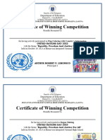 Certificates UN