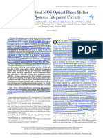 IIIV Si Hybrid MOS Optical Phase Shifter For Si Photonic Integrated Circuits