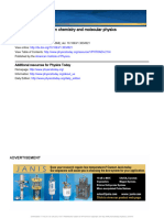 Spectroscopy, Quantum Chemistry and Molecular Physics