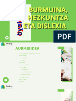 Burmuina, Hezkuntza Eta Dislexia