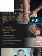 Implicit Bias in Policing and Accountability