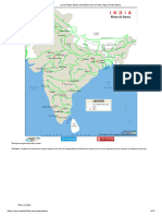 List of Major Dams and Reservoirs of India, Map of India Dams