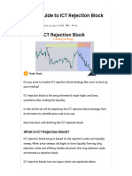 3 Step Guide to ICT Rejection Block - ICT