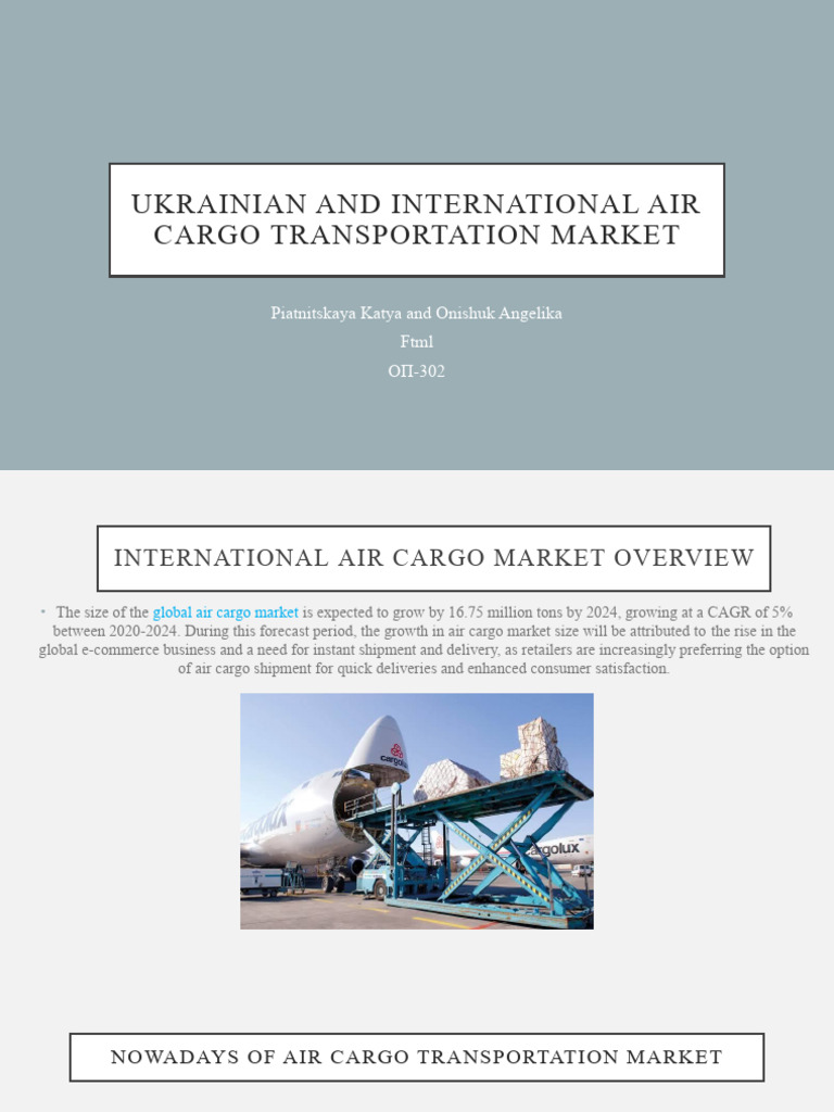 Ukrainian Air Cargo Market Insights | PDF | Cargo | Airport