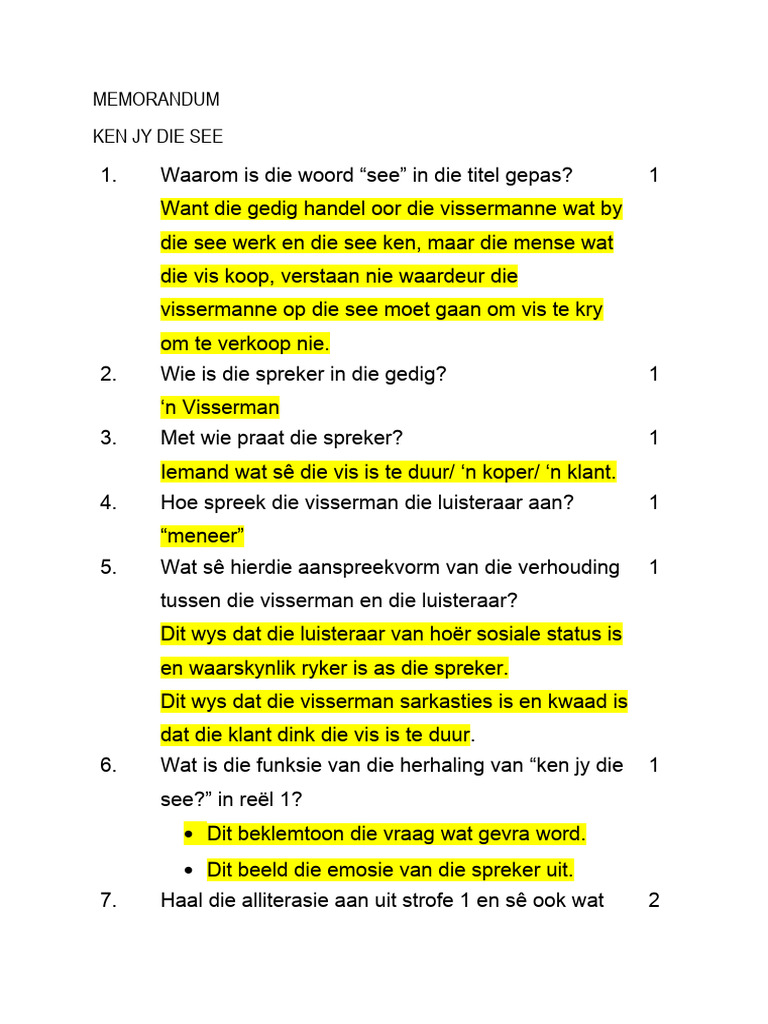 Memorandum Ken Jy Die See | PDF