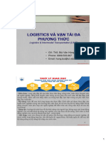 Chuong 1. Logistics and MT. Giới Thiệu Chung Về Logistics Và Vận Tải Đa Phương Thức (1) -Đã Gộp