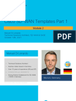 Cisco SD WAN Module 2 Templates Part 1 Feature and Device