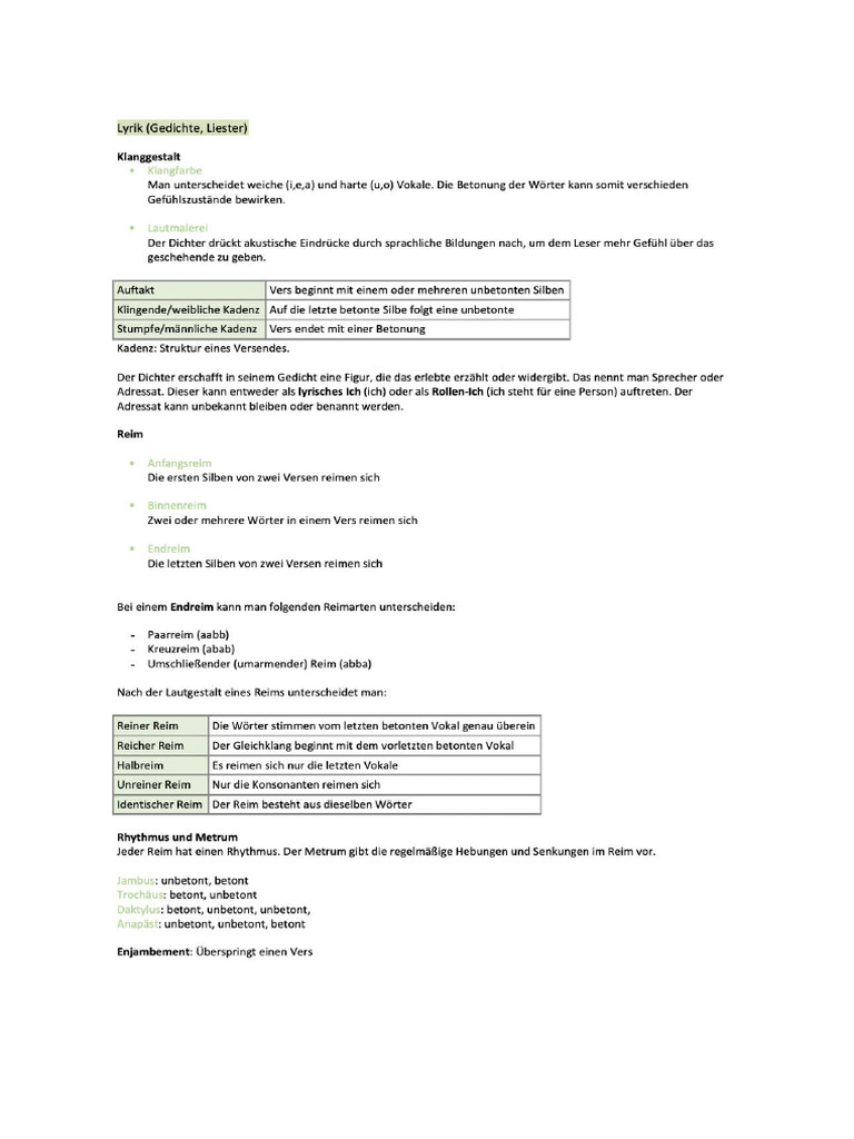 Lyrik | PDF