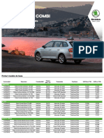 Lista de Pret Skoda Fabia Combi