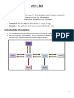 Metabolism & Glycolysis