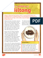 History of Biltong Comprehension
