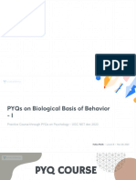 PYQs On Biological Basis of Behavi With Anno 1712396668950