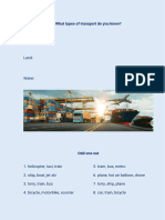 Transport Worksheet