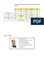 Describing Appearance Picture Description Exercises - 117270