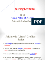 (2-3) Time Value of Money - Arithmetic Gradient Series 2015