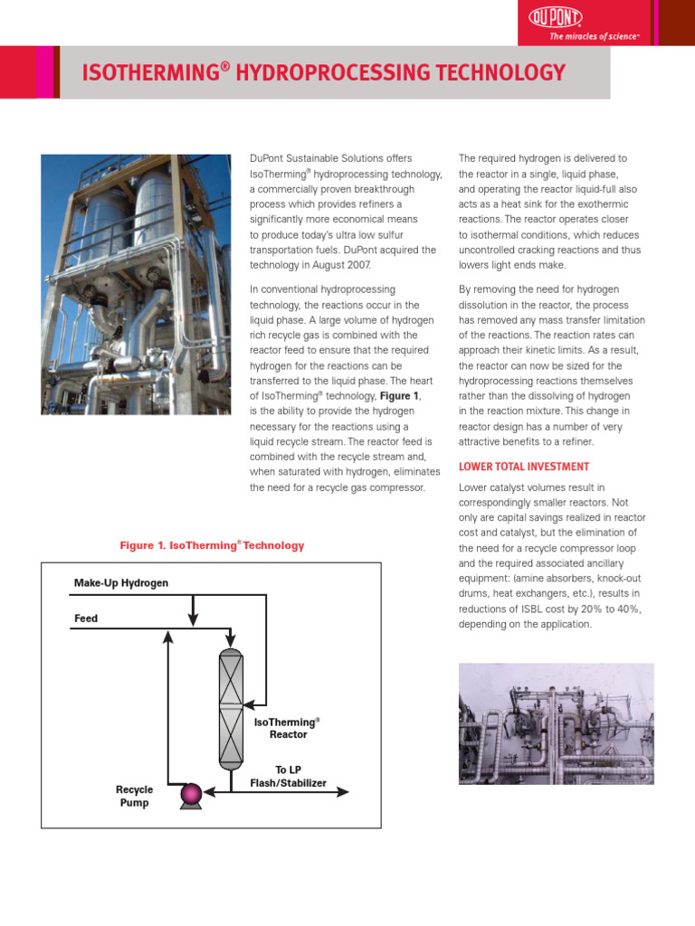 IsoTherming® Hydroprocessing Technology | PDF | Chemical Reactor ...