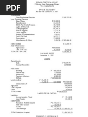 Income Statement