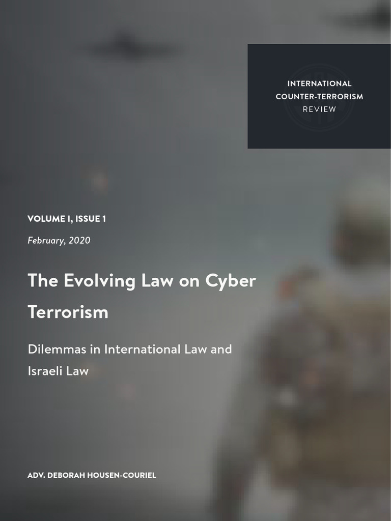 Housen-Couriel - ICTR 1 | PDF | Cyberwarfare | Security