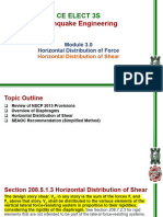 CE ELECT 3S Module 3.2 - Horizontal Distribution of Shear - Part 1