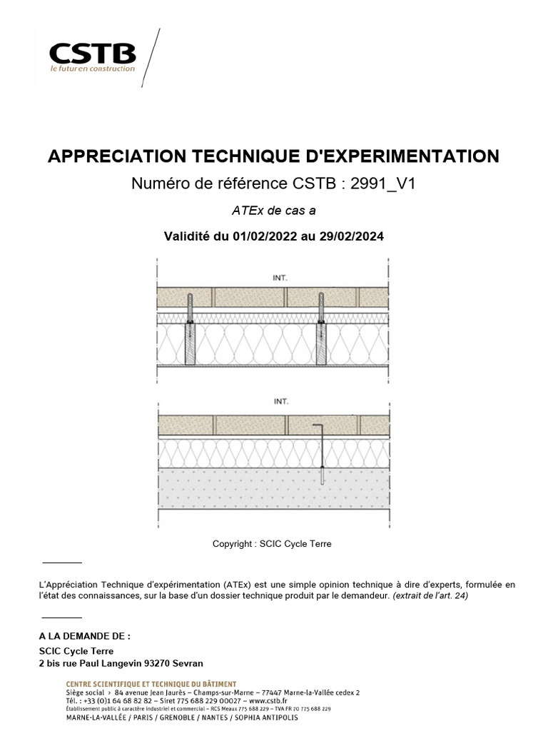 ATEx A Cycle Terre Parement BTC 2991 | PDF | Mortier (matériau) | Mur