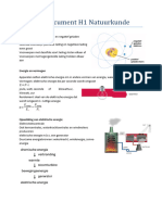 Leerdocument H1 Natuurkunde: Lading