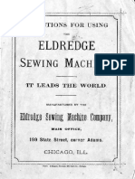 Eldredge Boat Shuttle Sewing Machine Instruction Manual