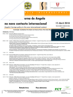 V Ingles Conferencia A Politica Externa de Angola No Contexto Internacional