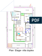 PROJET WOGNIN - Plan Etage - Villa Duplex