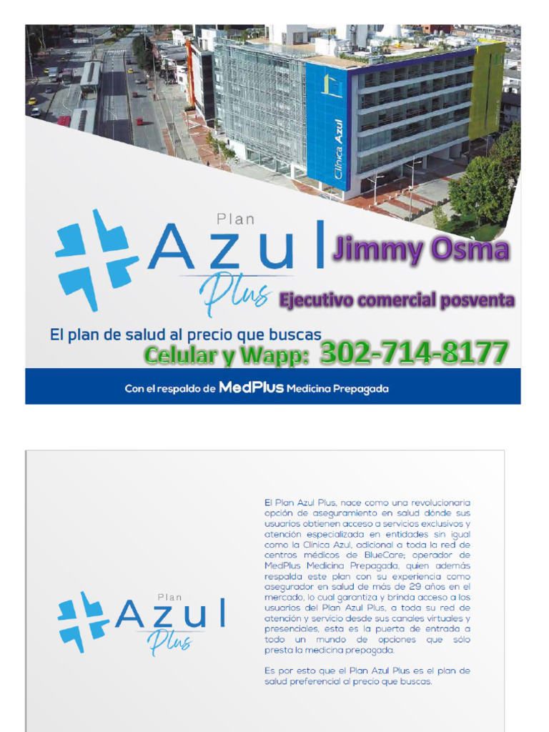 Plan Azul Plus (Basico+Modular+Avanzado) 2024 - Jimmy Osma | PDF