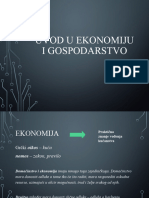 Uvod U Ekonomiju I Gospodarstvo