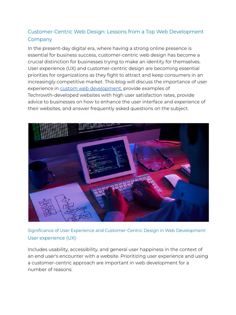Customer-Centric Web Design: Lessons From A Top Web Development Company ...